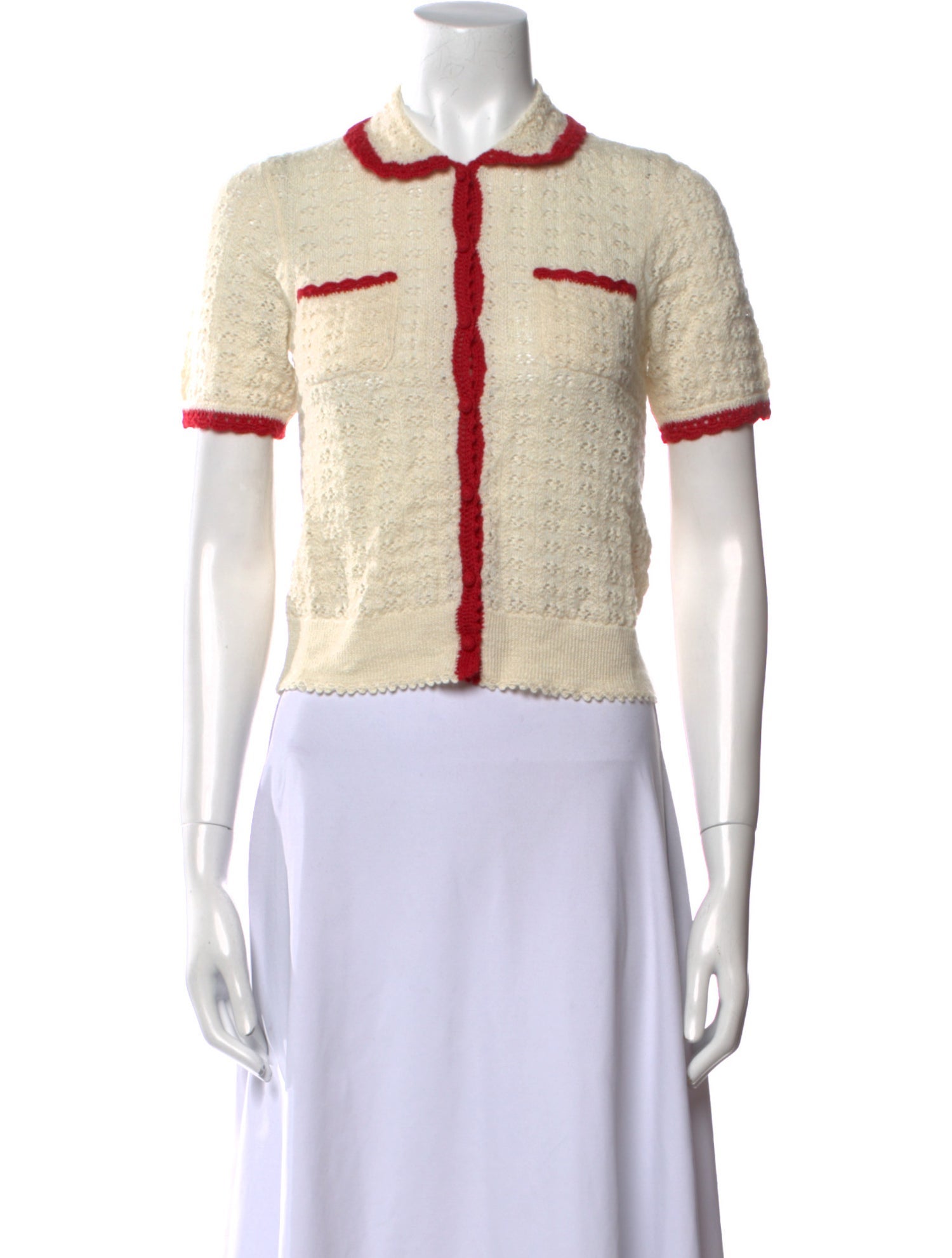 DÔEN Baby Alpaca Short Sleeve Crop Top