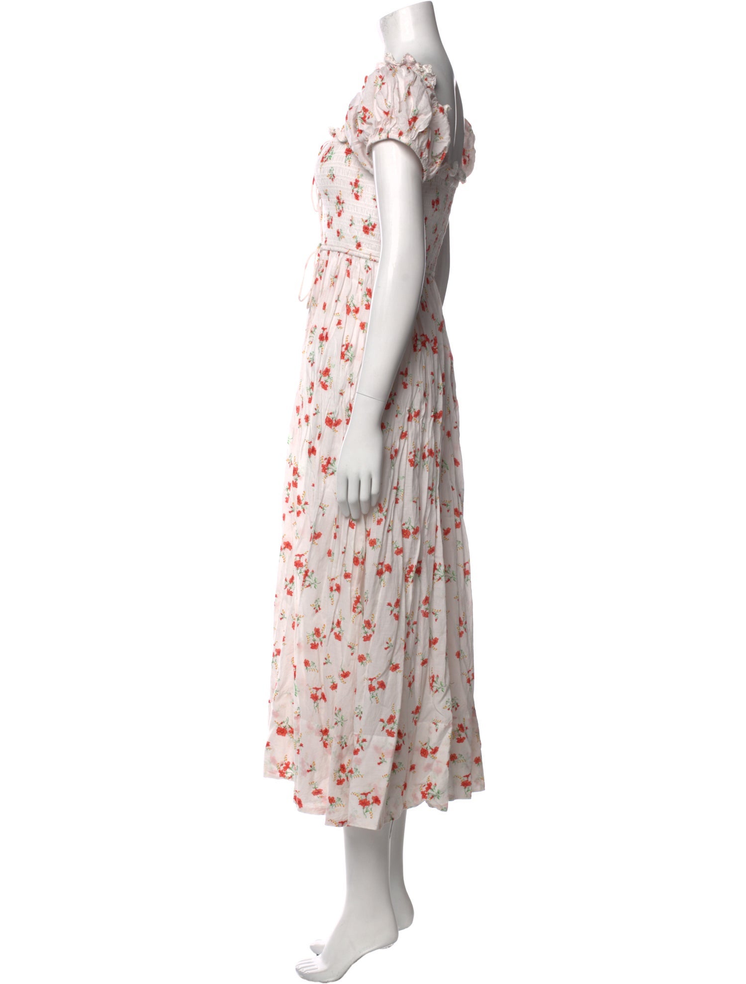 DÔEN Floral Print Long Dress