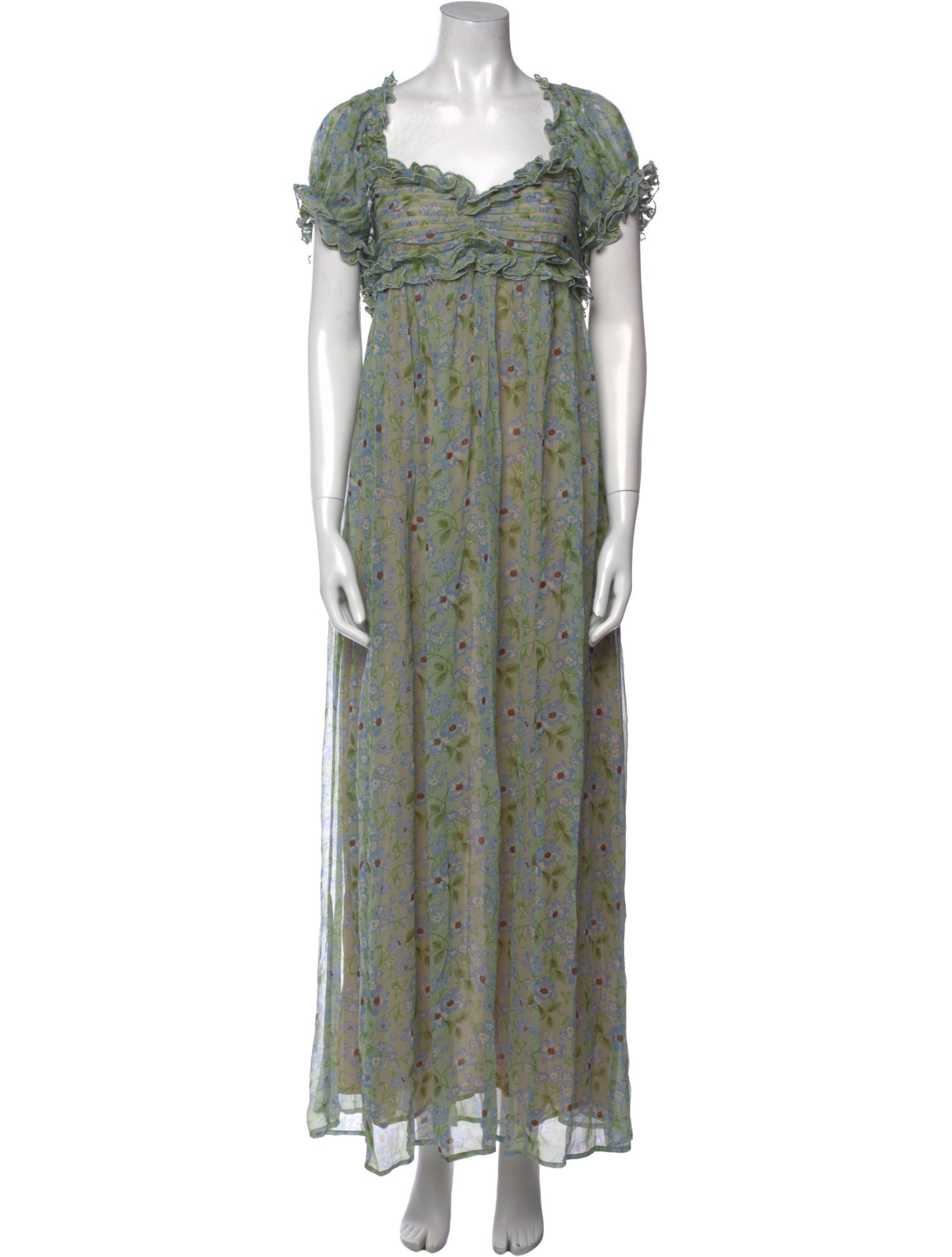 DÔEN Silk Long Dress w/ Tags