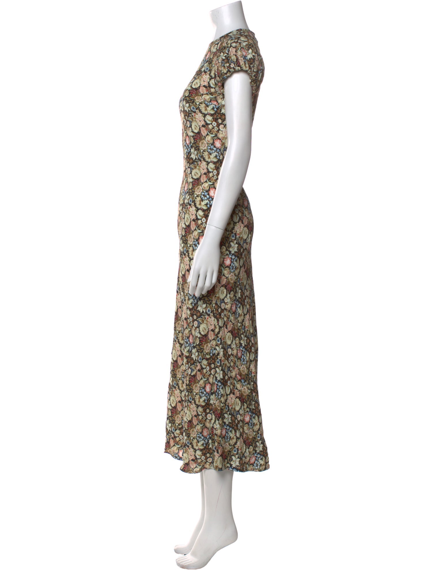 DÔEN Floral Print Long Dress