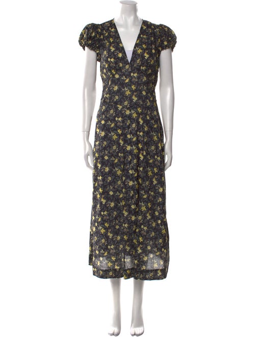 DÔEN Floral Print Long Dress