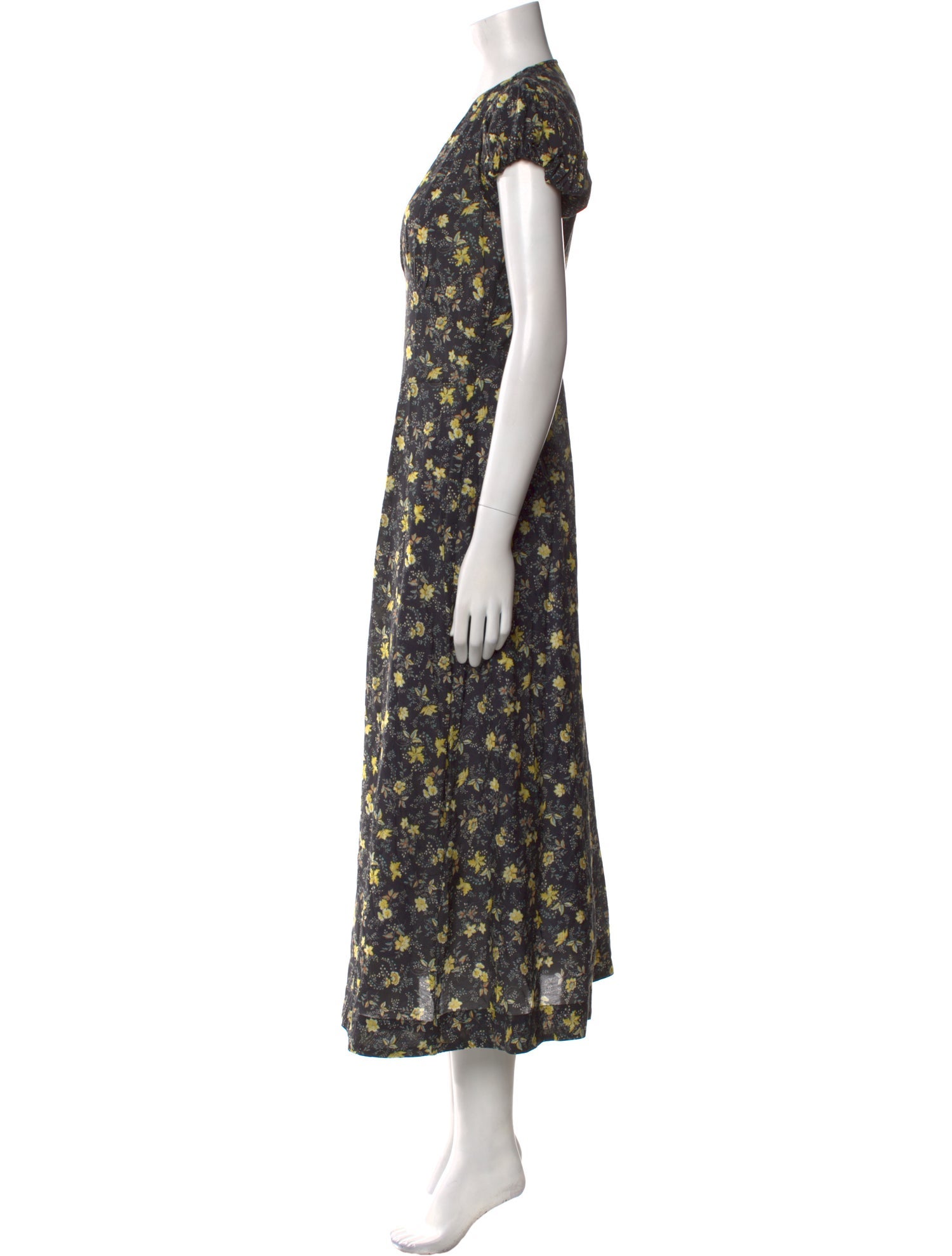 DÔEN Floral Print Long Dress