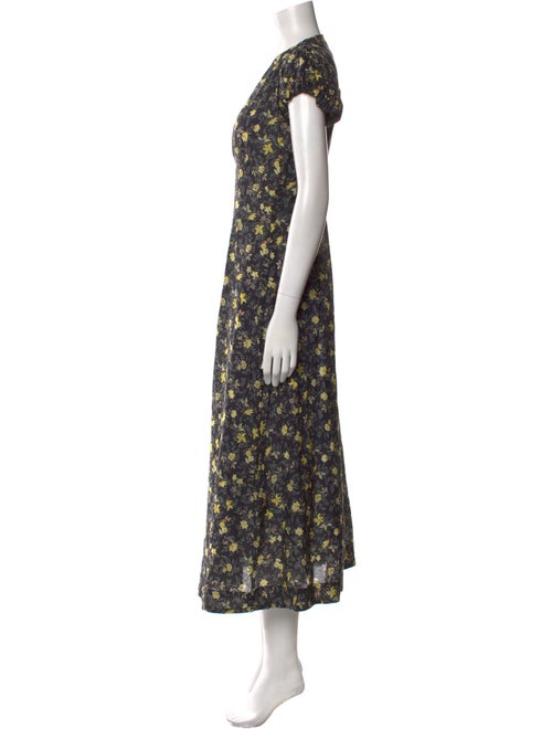 DÔEN Floral Print Long Dress