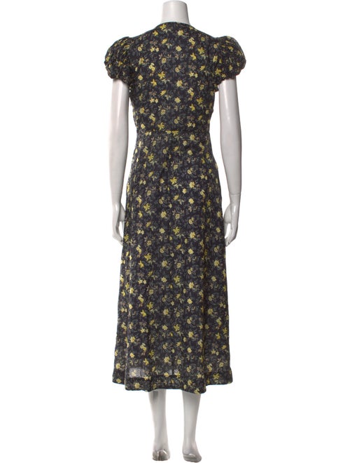 DÔEN Floral Print Long Dress