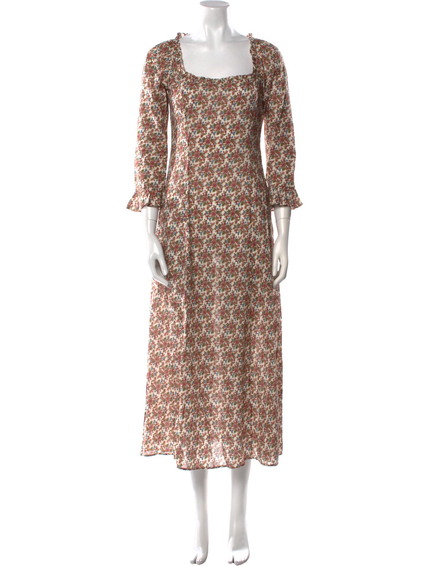 DÔEN Floral Print Long Dress