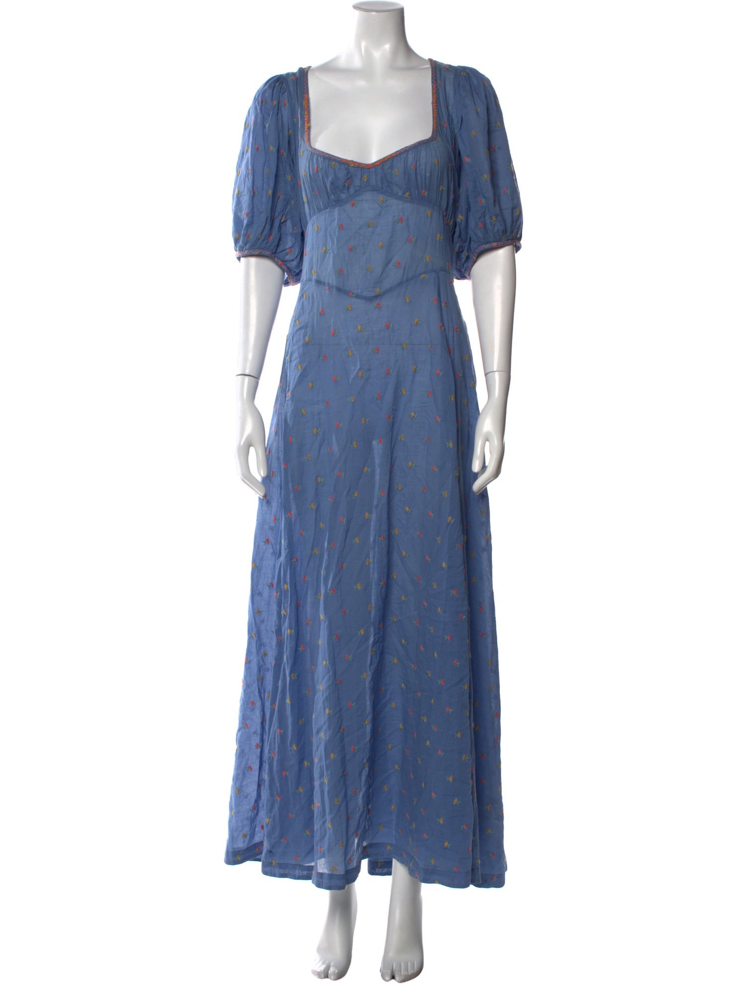 DÔEN Floral Print Long Dress