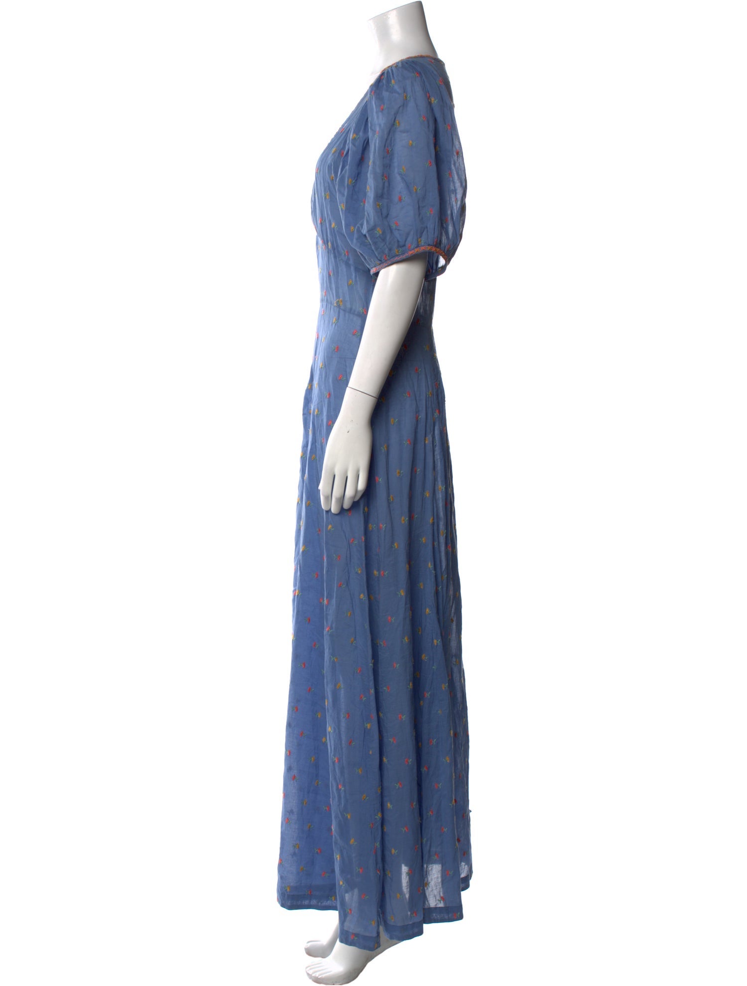 DÔEN Floral Print Long Dress