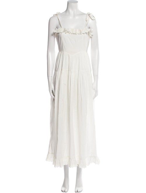 DÔEN Square Neckline Long Dress