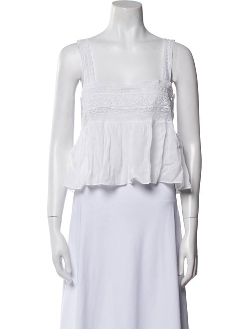 DÔEN Square Neckline Sleeveless Crop Top