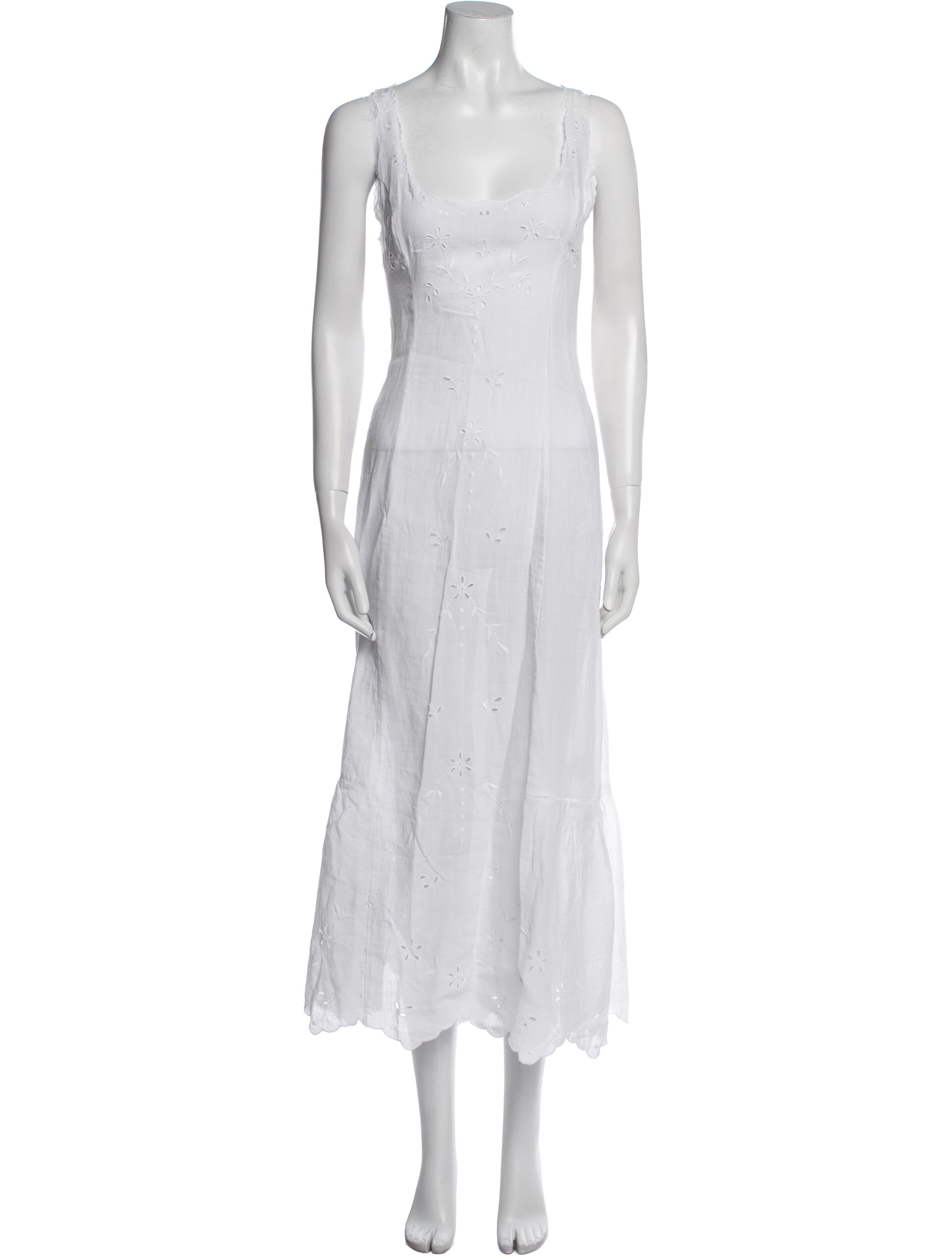 DÔEN Square Neckline Long Dress