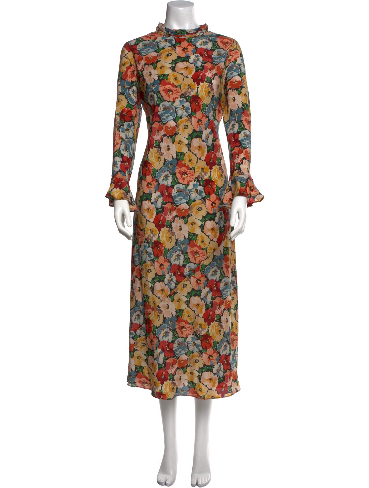 DÔEN Floral Print Long Dress