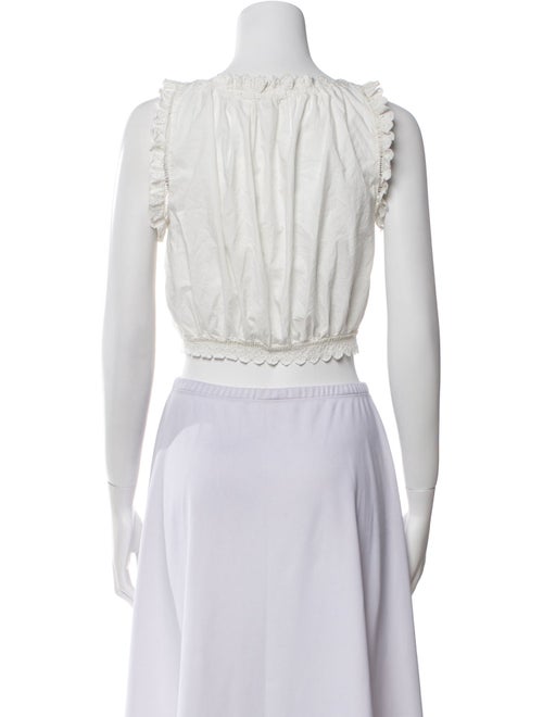 DÔEN Scoop Neck Sleeveless Crop Top