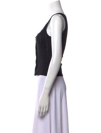 DÔEN Square Neckline Sleeveless Crop Top