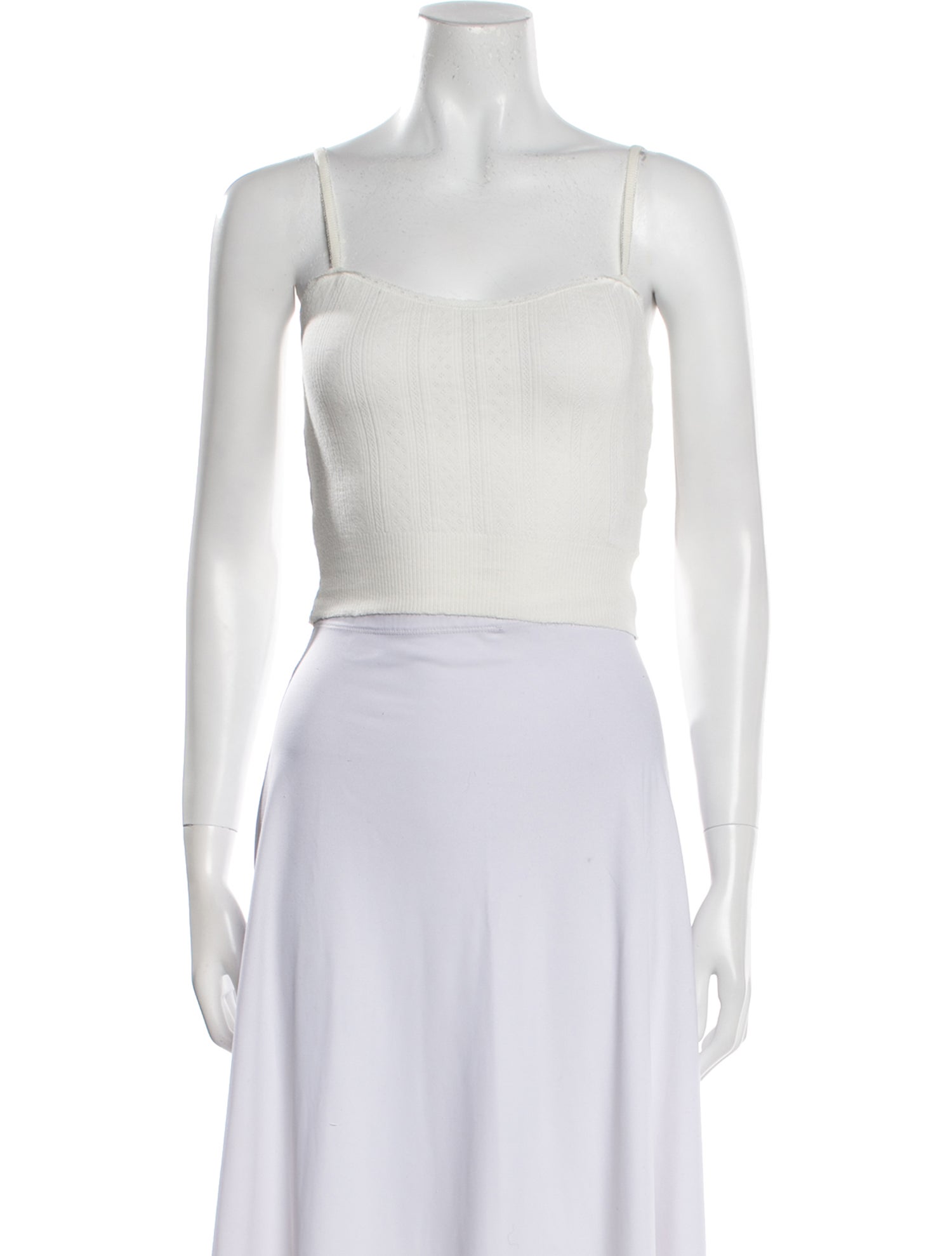 DÔEN Square Neckline Sleeveless Crop Top
