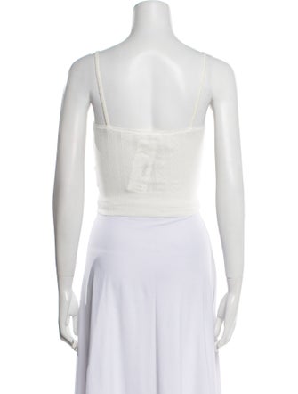 DÔEN Square Neckline Sleeveless Crop Top