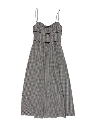 DÔEN Square Neckline Midi Length Dress
