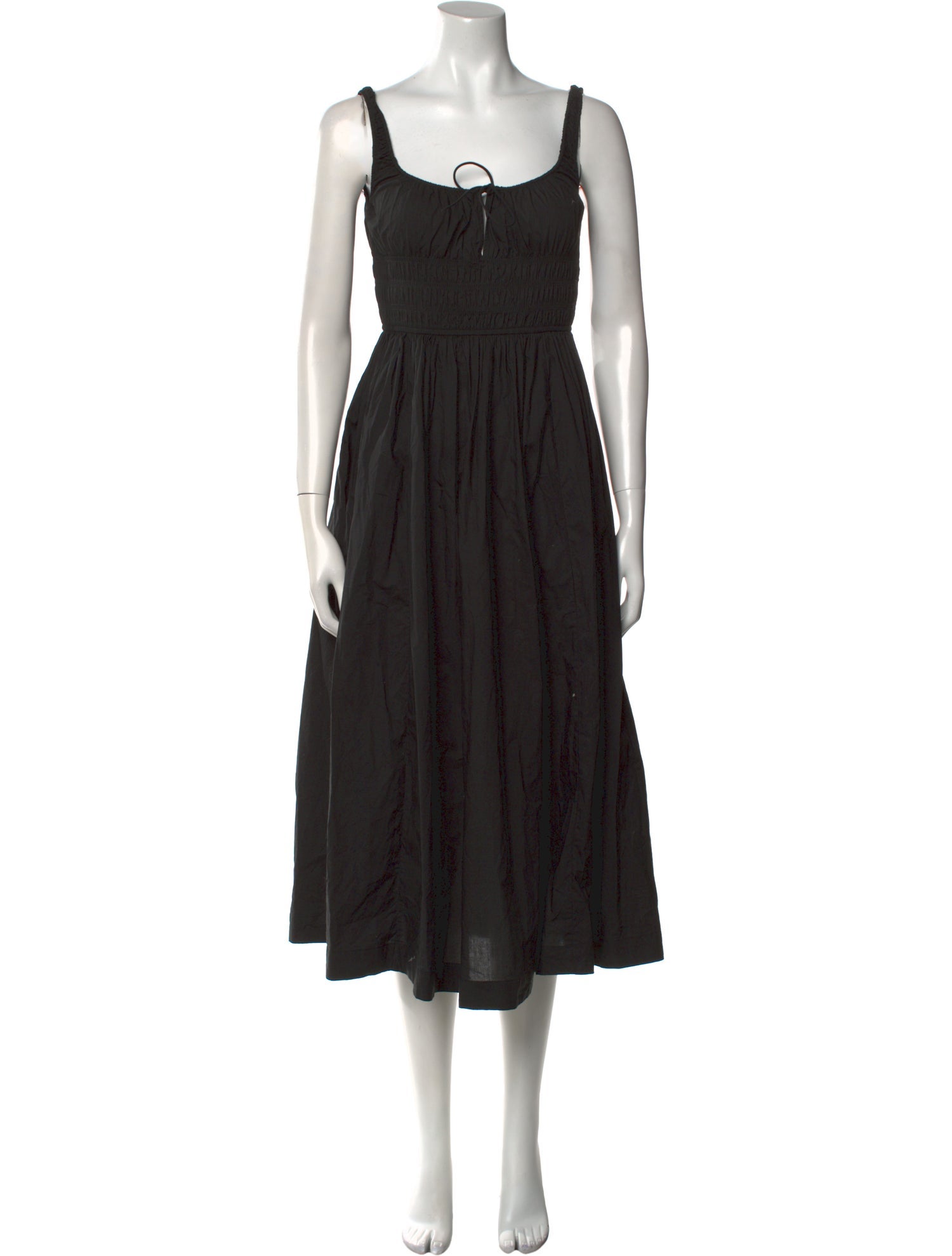 DÔEN Square Neckline Midi Length Dress