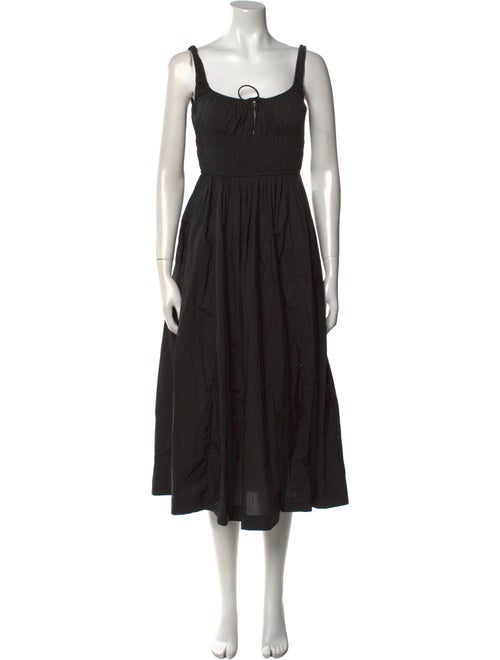 DÔEN Square Neckline Midi Length Dress