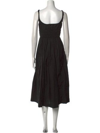 DÔEN Square Neckline Midi Length Dress