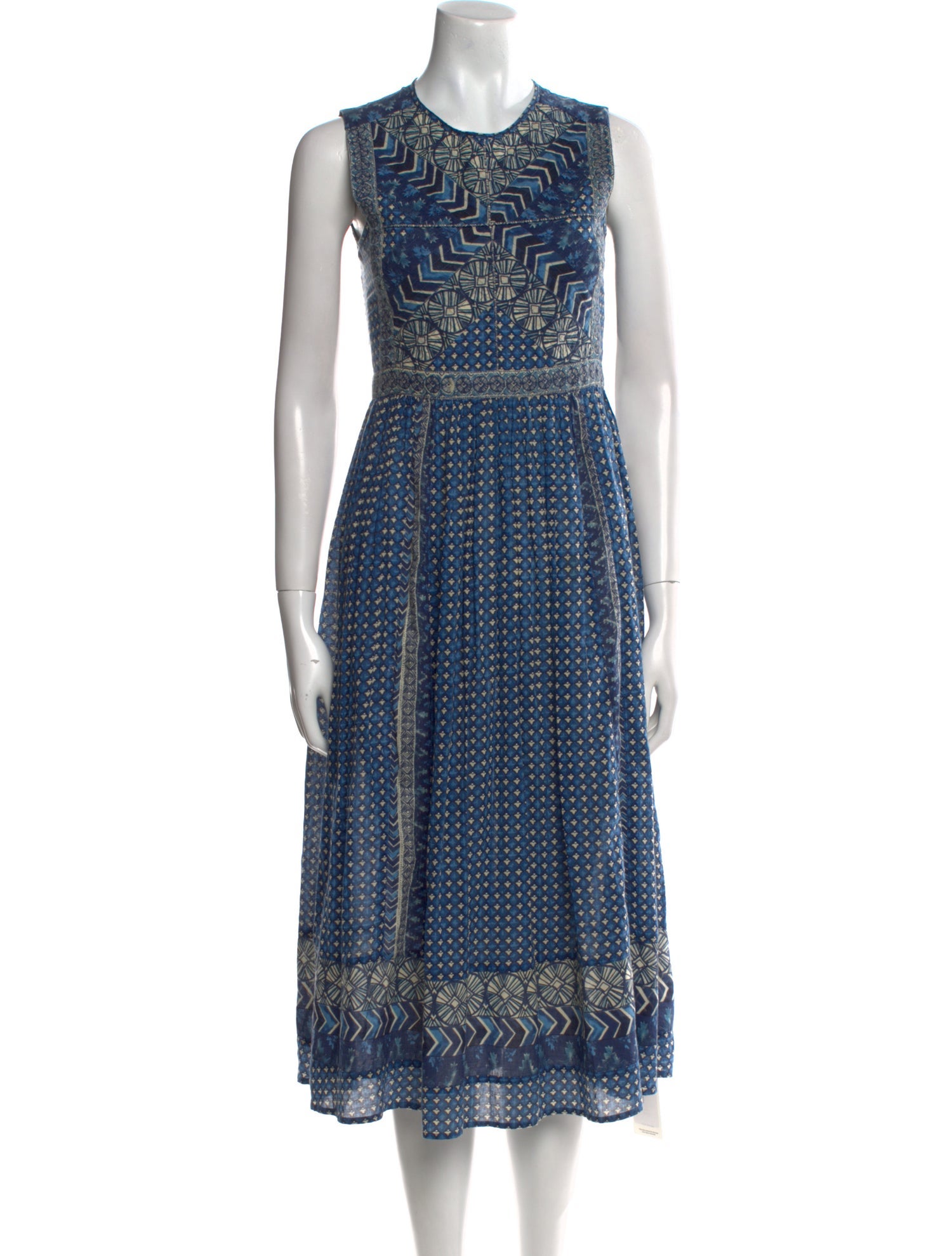 DÔEN Printed Midi Length Dress