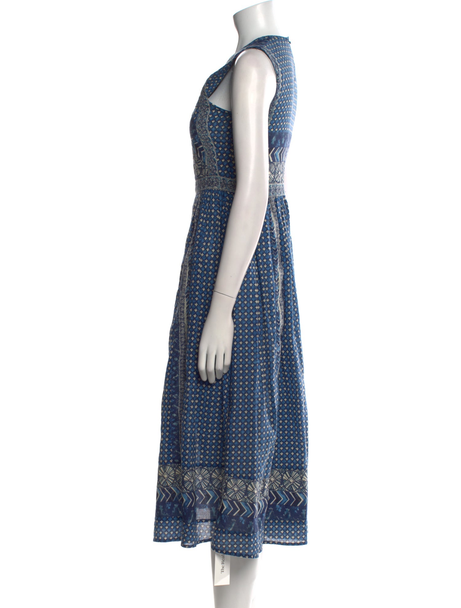 DÔEN Printed Midi Length Dress