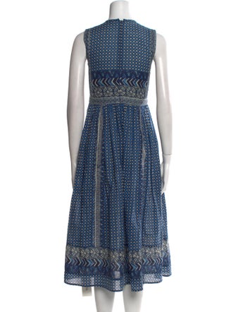 DÔEN Printed Midi Length Dress