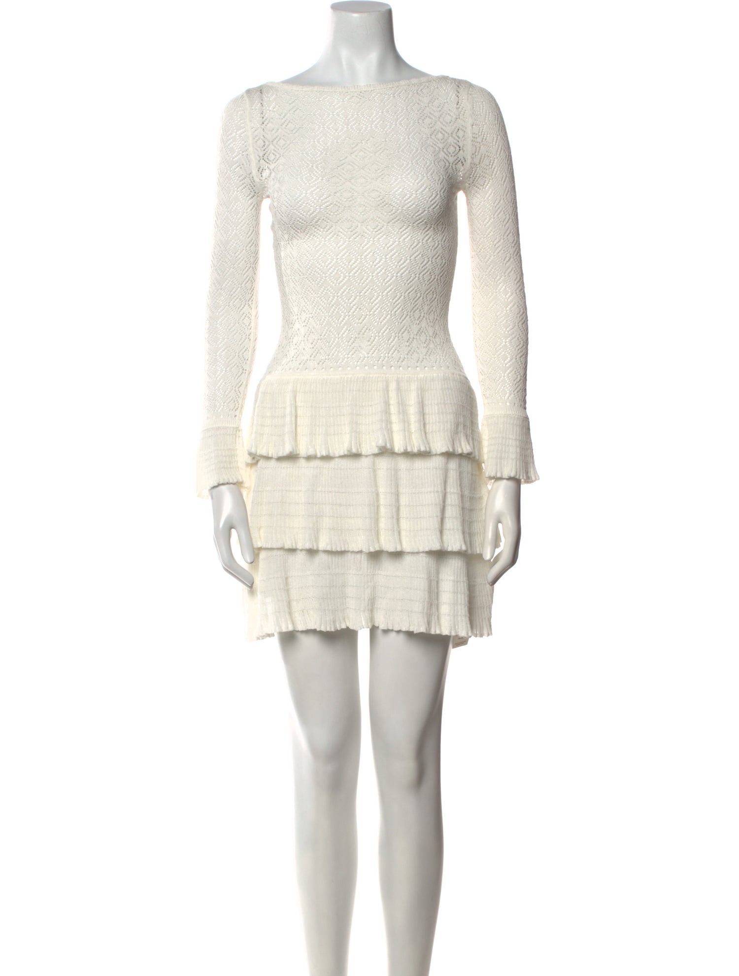 DÔEN Bateau Neckline Mini Dress