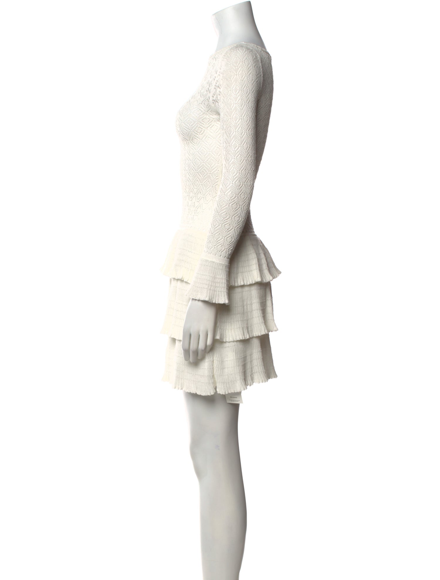 DÔEN Bateau Neckline Mini Dress