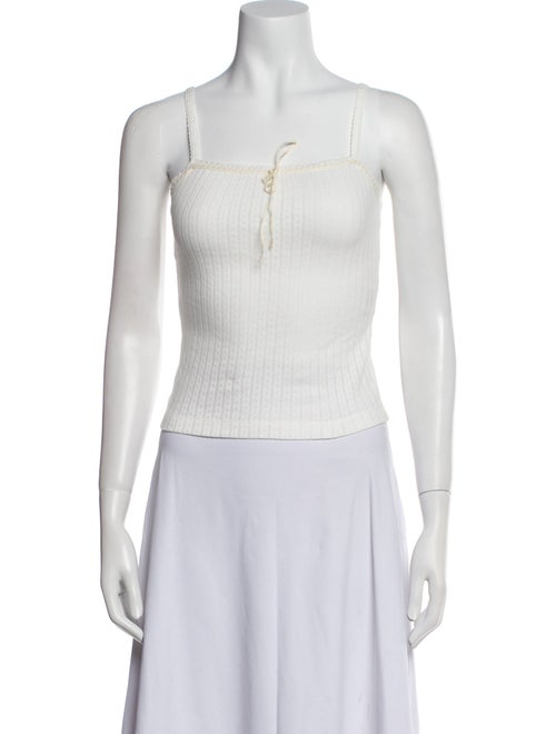 DÔEN Square Neckline Sleeveless Crop Top