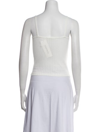 DÔEN Square Neckline Sleeveless Crop Top