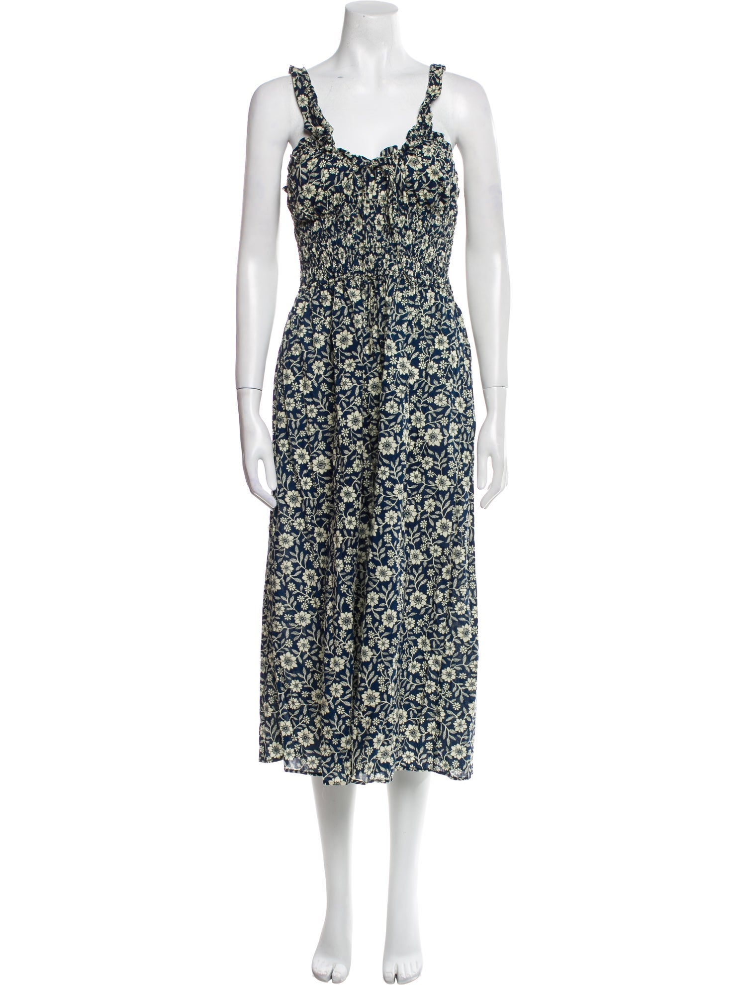 DÔEN Floral Print Long Dress