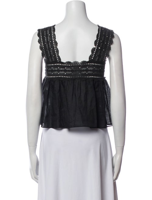 DÔEN Square Neckline Sleeveless Crop Top