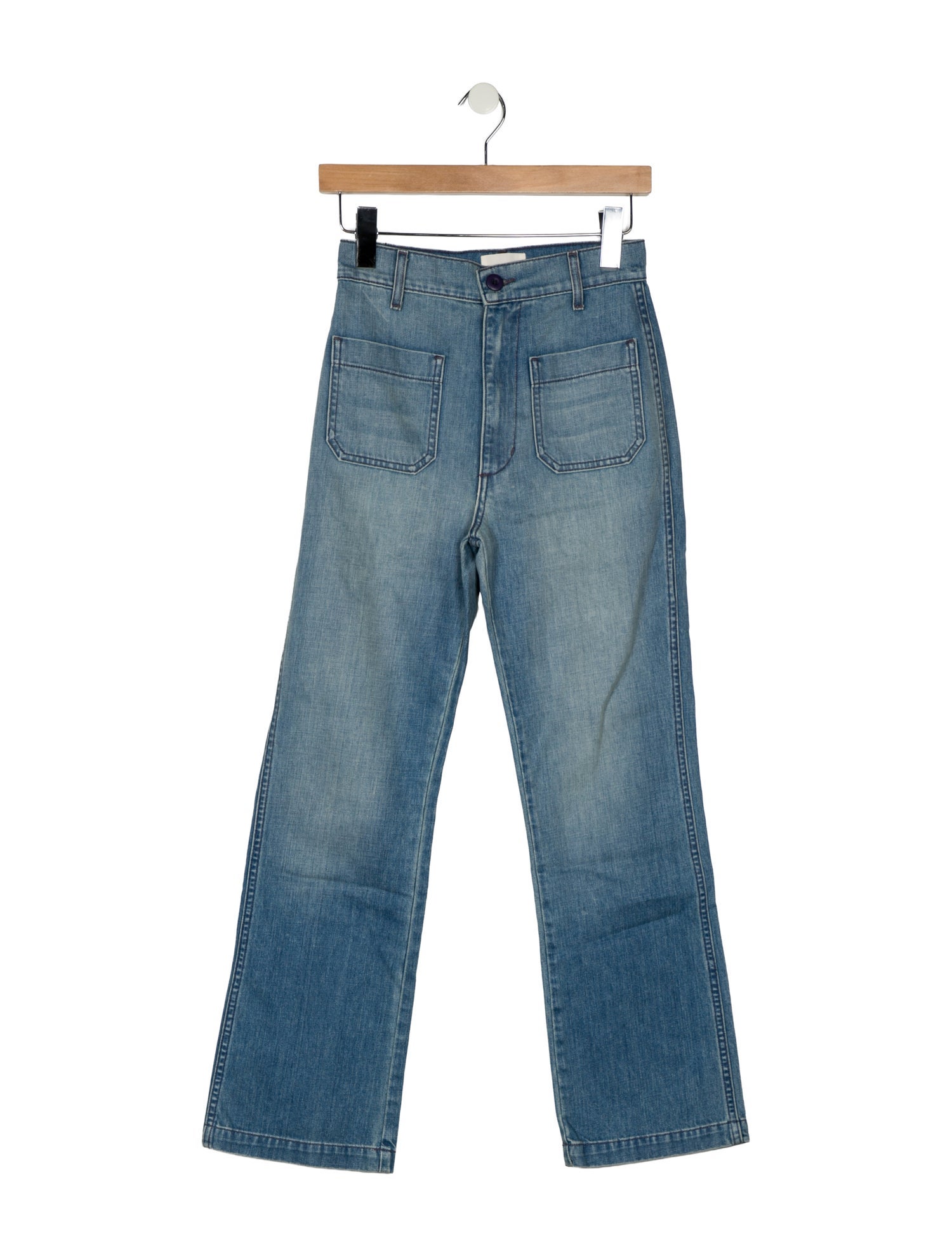 DÔEN High-Rise Straight Leg Jeans