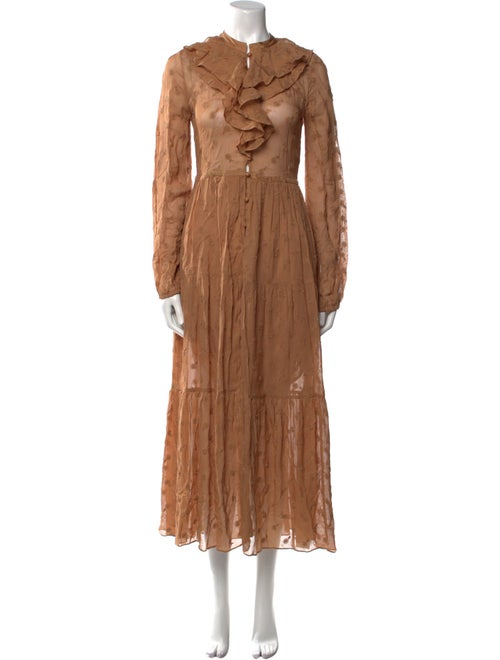 DÔEN Mock Neck Long Dress