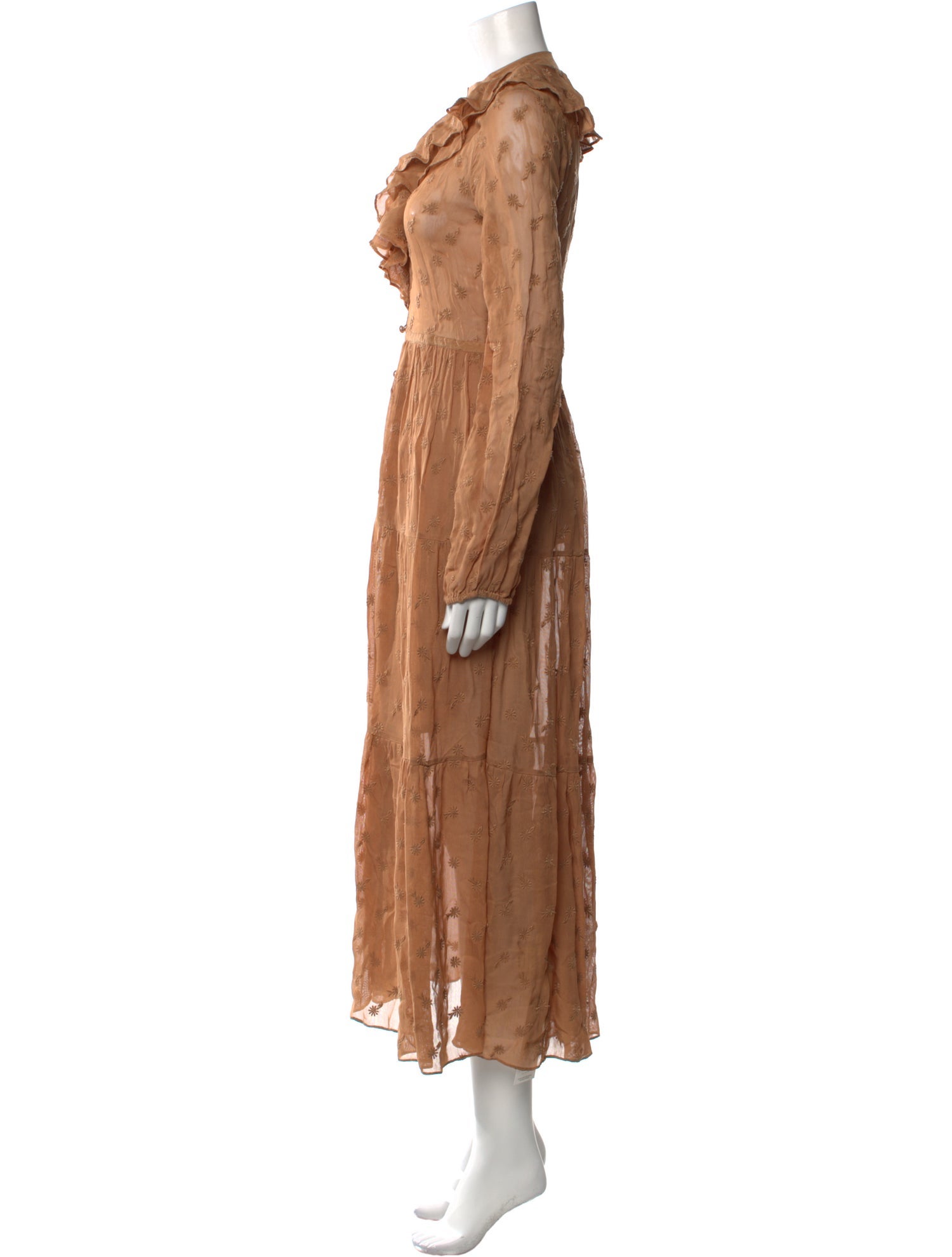 DÔEN Mock Neck Long Dress