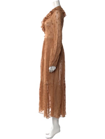 DÔEN Mock Neck Long Dress