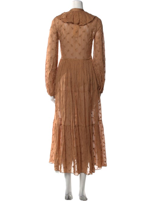 DÔEN Mock Neck Long Dress