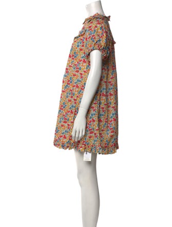 DÔEN Floral Print Mini Dress