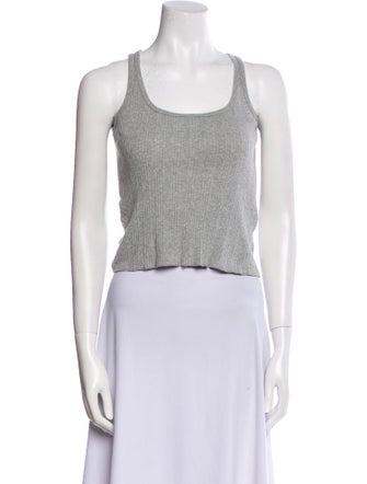 DÔEN Scoop Neck Sleeveless Crop Top