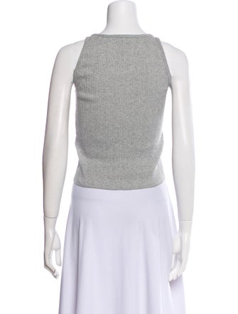 DÔEN Scoop Neck Sleeveless Crop Top