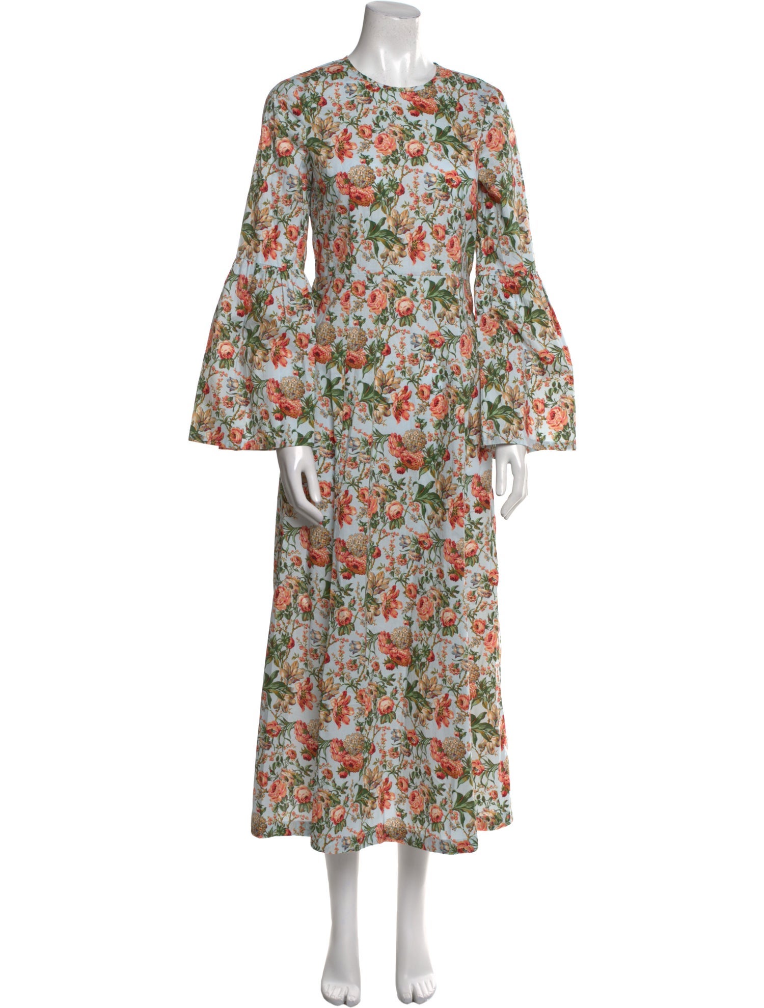 DÔEN Floral Print Long Dress w/ Tags