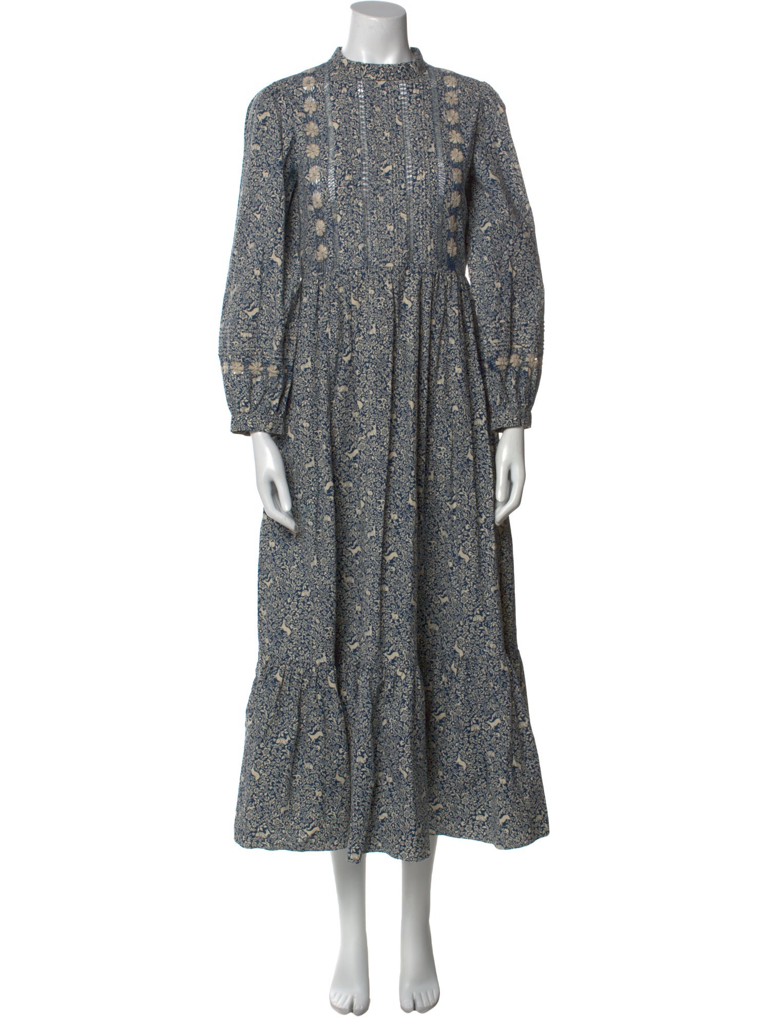 DÔEN Floral Print Long Dress