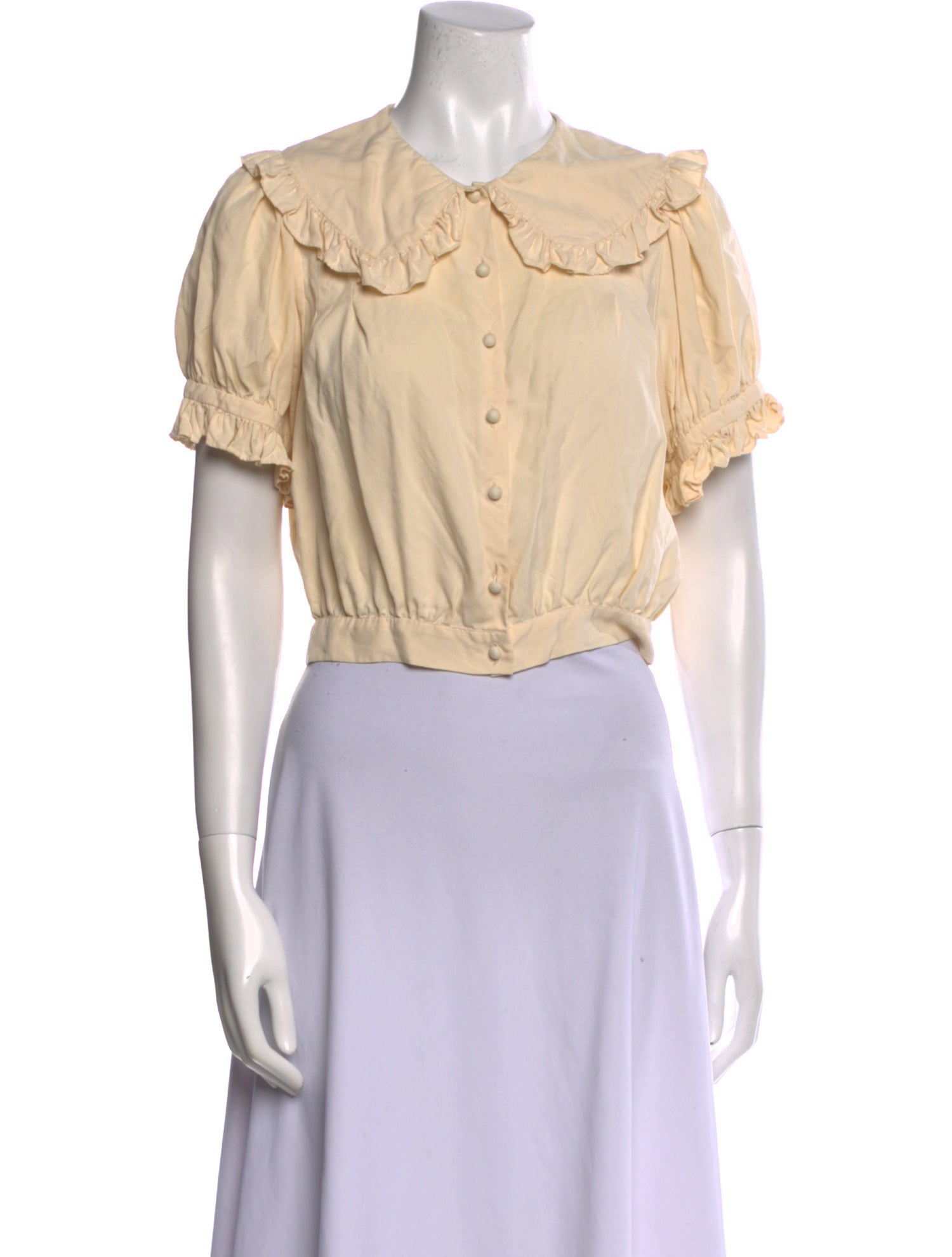 DÔEN Silk Short Sleeve Crop Top