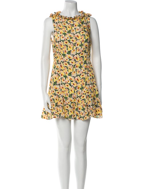 DÔEN Floral Print Mini Dress