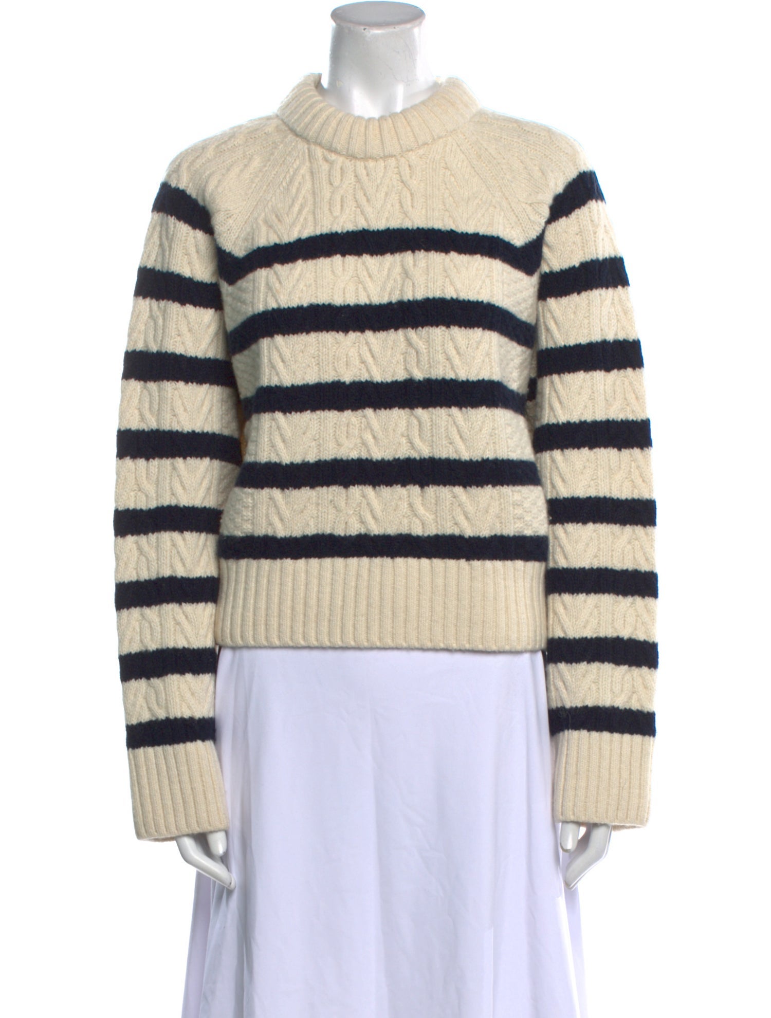 DÔEN Wool Striped Sweater