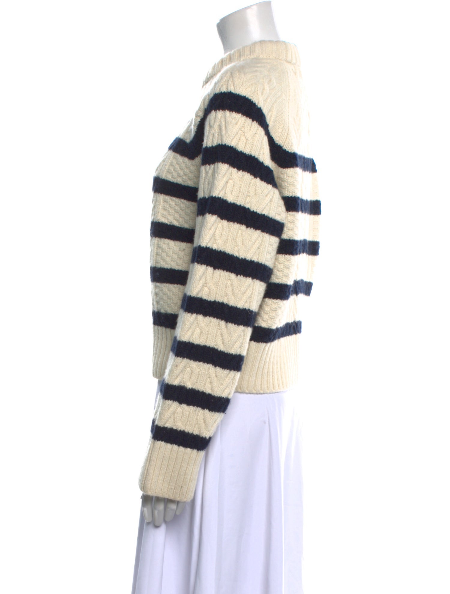DÔEN Wool Striped Sweater