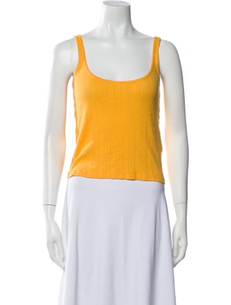 DÔEN Scoop Neck Sleeveless Top