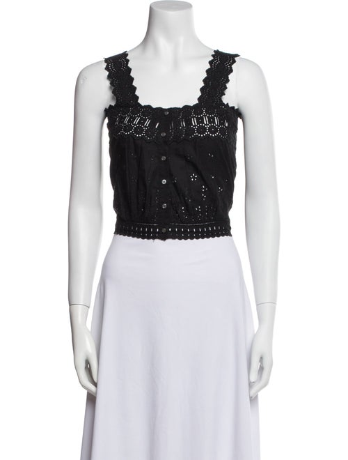 DÔEN Square Neckline Sleeveless Crop Top
