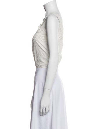 DÔEN Square Neckline Sleeveless Crop Top