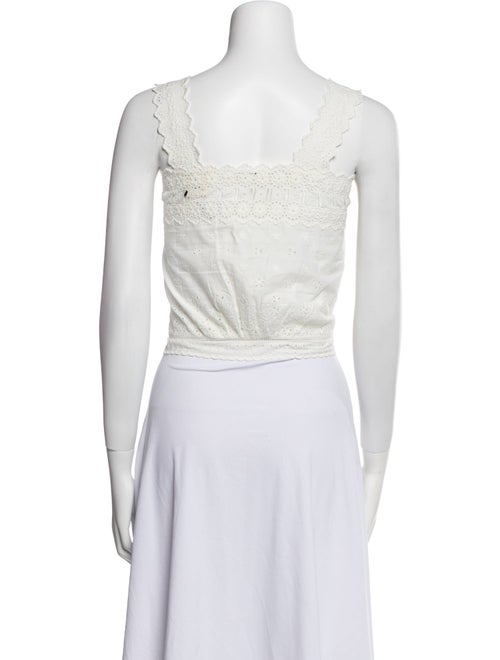 DÔEN Square Neckline Sleeveless Crop Top